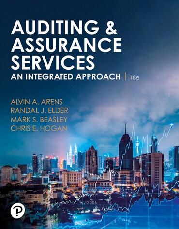 Test Bank for Auditing and Assurance Services 18th Edition by Alvin A. Arens