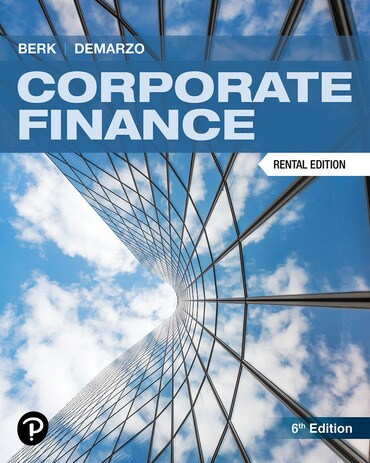 Test Bank for Corporate Finance 6th Edition by Jonathan Berk