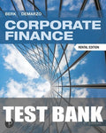 Test Bank for Corporate Finance 6th Edition by Jonathan Berk
