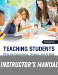 Instructor Manual for Teaching Students Who are Exceptional, Diverse, and At Risk in the General Educational Classroom 8th Edition by Sharon R. Vaughn