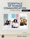 Test Bank for Essentials of Human Communication: The Basic Course 11th Edition by Joseph A. DeVito
