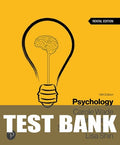 Test Bank for Psychology 14th Edition by Carole Wade