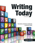 Test Bank for Writing Today 5th Edition by Richard Johnson-Sheehan