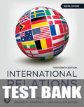 Test Bank for International Relations 13th Edition by Jon C. Pevehouse