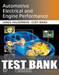 Test Bank for Automotive Electrical and Engine Performance 9th Edition by James Halderman
