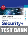 Test Bank for CompTIA Security+ SY0-701 Cert Guide 1st Edition by Lewis Heuermann