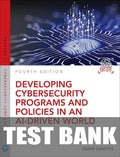 Test Bank for Developing Cybersecurity Programs and Policies in an AI-Driven World 4th Edition by Omar Santos
