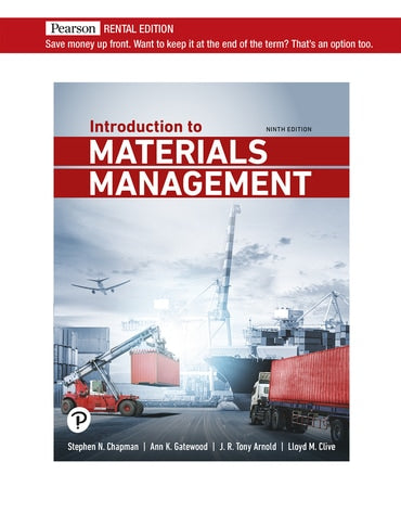 Instructor Manual for Introduction to Materials Management 9th Edition by Stephen N. Chapman