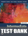 Test Bank for Intermediate Accounting 4th Edition by Elizabeth A. Gordon