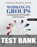 Test Bank for Working in Groups: Communication Principles and Strategies 8th Edition by Isa N. Engleberg