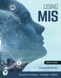 Instructor Manual for Using MIS 13th Edition by David M. Kroenke