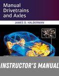 Instructor Manual for Manual Drivetrains and Axles 9th Edition by James Halderman