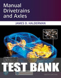 Test Bank for Manual Drivetrains and Axles 9th Edition by James Halderman