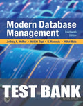Test Bank for Modern Database Management 14th Edition by Jeff Hoffer