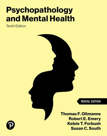 Test Bank for Psychopathology and Mental Health 10th Edition by Thomas F. Oltmanns