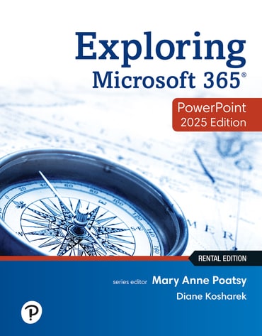 Test Bank for Exploring Microsoft 365: PowerPoint 2025 1st Edition by Mary Anne Poatsy