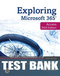 Test Bank for Exploring Microsoft 365: Access 2025 1st Edition by Mary Anne Poatsy