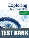 Test Bank for Exploring Microsoft 365: Excel 2025 1st Edition by Mary Anne Poatsy