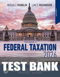 Test Bank for Pearson's Federal Taxation 2026 Individuals 39th Edition by Mitchell Franklin