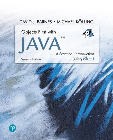 Solutions Manual for Objects First with Java: A Practical Introduction using BlueJ 7th Edition by David J. Barnes