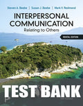 Test Bank for Interpersonal Communication: Relating to Others 10th Edition by Steven A. Beebe