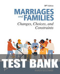 Test Bank for Marriages and Families 10th Edition by Nijole V. Benokraitis