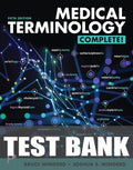 Test Bank for Medical Terminology Complete! 5th Edition by Bruce Wingerd