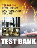 Test Bank for Terrorism, Intelligence and Homeland Security 3rd Edition by Robert W. Taylor