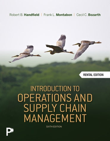 Test Bank for Introduction to Operations and Supply Chain Management 6th Edition by Robert B. Handfield