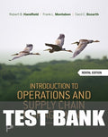 Test Bank for Introduction to Operations and Supply Chain Management 6th Edition by Robert B. Handfield