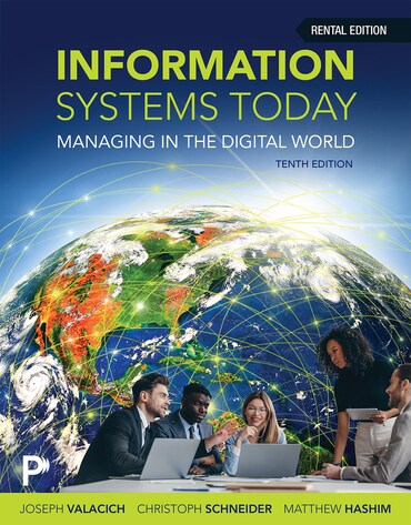 Test Bank for Information Systems Today: Managing in the Digital World 10th Edition by Joseph S Valacich
