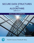 Test Bank for Secure Data Structures and Algorithms with C++: Walls and Mirrors 8th Edition by Frank M. Carrano