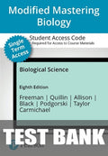 Test Bank for Biological Science 8th Edition by Scott Freeman
