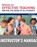 Instructor Manual for Methods for Effective Teaching: Meeting the Needs of All Students 9th Edition by Paul R. Burden