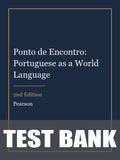 Test Bank for Ponto de Encontro: Portuguese as a World Language 2nd Edition