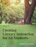 Instructor Manual for Creating Literacy Instruction For All Students 10th Edition by Thomas G. Gunning