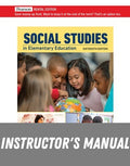 Instructor Manual for Social Studies in Elementary Education 16th Edition by Terence A. Beck