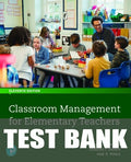 Test Bank for Classroom Management for Elementary Teachers 11th Edition by Carolyn M. Evertson