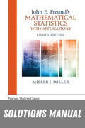 Solutions Manual for John E. Freund's Mathematical Statistics with Applications (Classic Version) 8th Edition by Irwin Miller