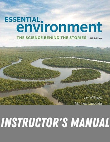 Instructor Manual for Essential Environment: The Science Behind the Stories 6th Edition by Jay H Withgott