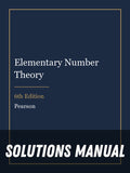 Solutions Manual for Elementary Number Theory 6th Edition