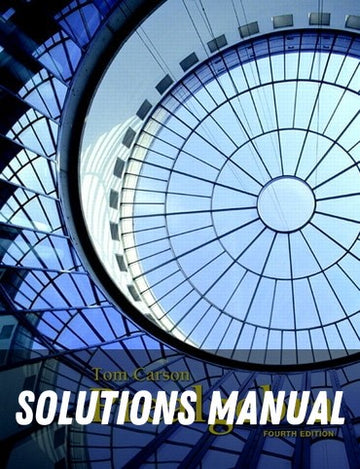 Solutions Manual for Prealgebra 4th Edition by Tom Carson
