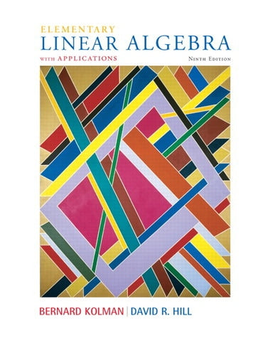 Solutions Manual for Elementary Linear Algebra with Applications -Classic Version 9th Edition by Bernard Kolman