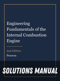 Solutions Manual for Engineering Fundamentals of the Internal Combustion Engine 2nd Edition