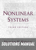Solutions Manual for Nonlinear Systems 3rd Edition by Hassan K. Khalil
