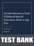 Test Bank for An Introduction to Early Childhood Special Education: Birth to Age Five 1st Edition