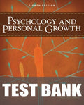 Test Bank for Psychology and Personal Growth 8th Edition by Nelson Goud
