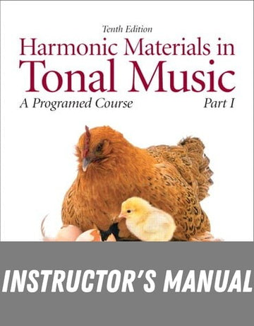 Instructor Manual for Harmonic Materials in Tonal Music: A Programmed Course, Part 1 10th Edition by Greg A. Steinke