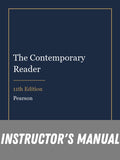 Instructor Manual for The Contemporary Reader 11th Edition