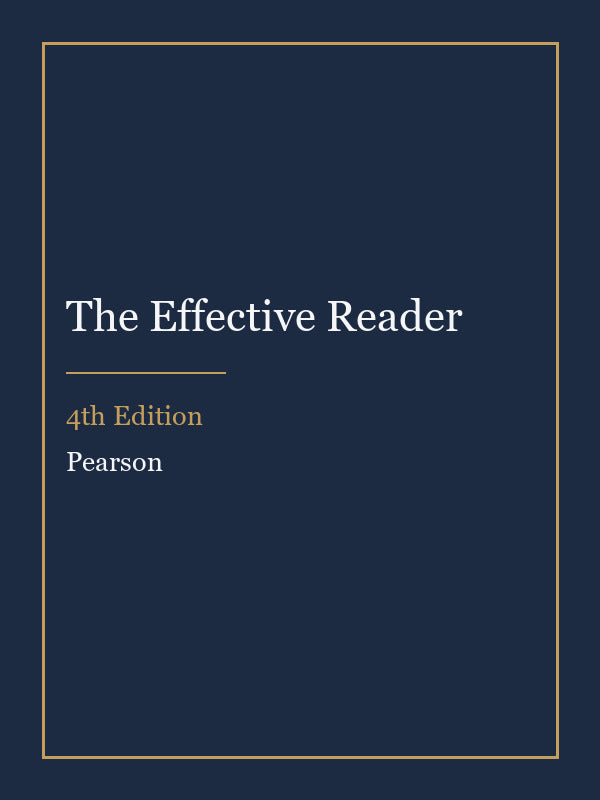 Test Bank for The Effective Reader 4th Edition